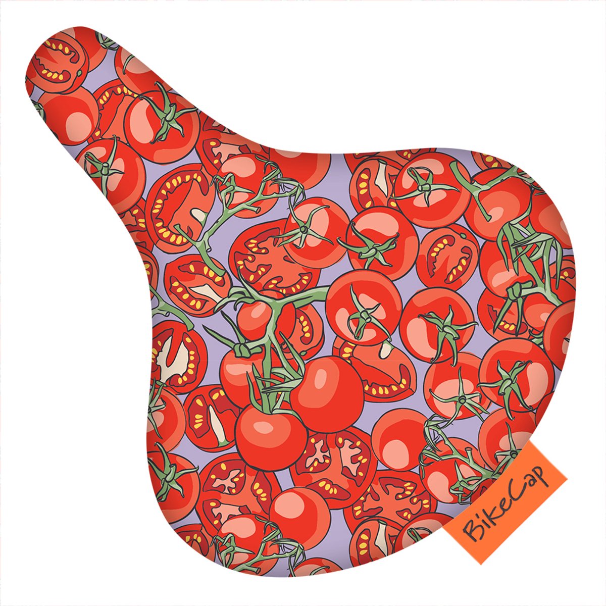 BikeCap Zadelhoes Tasty Tomatoes | Fietszadelhoes - Fietszadeldek - Stof en waterafstotend