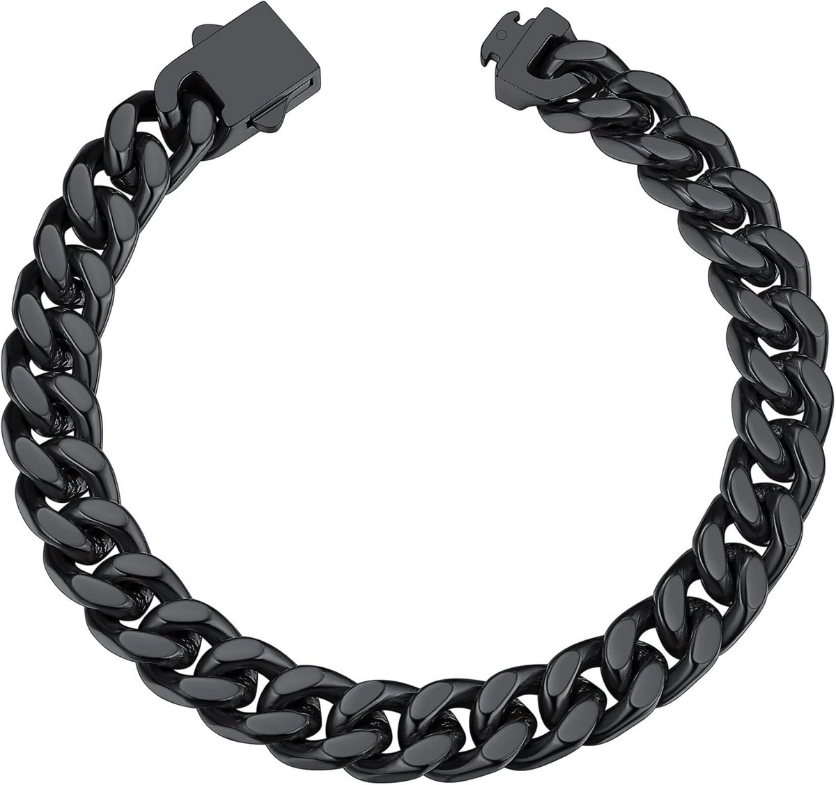 Heren Armband Pantserketting Schakelarmband Roestvrij Staal 19-23 cm