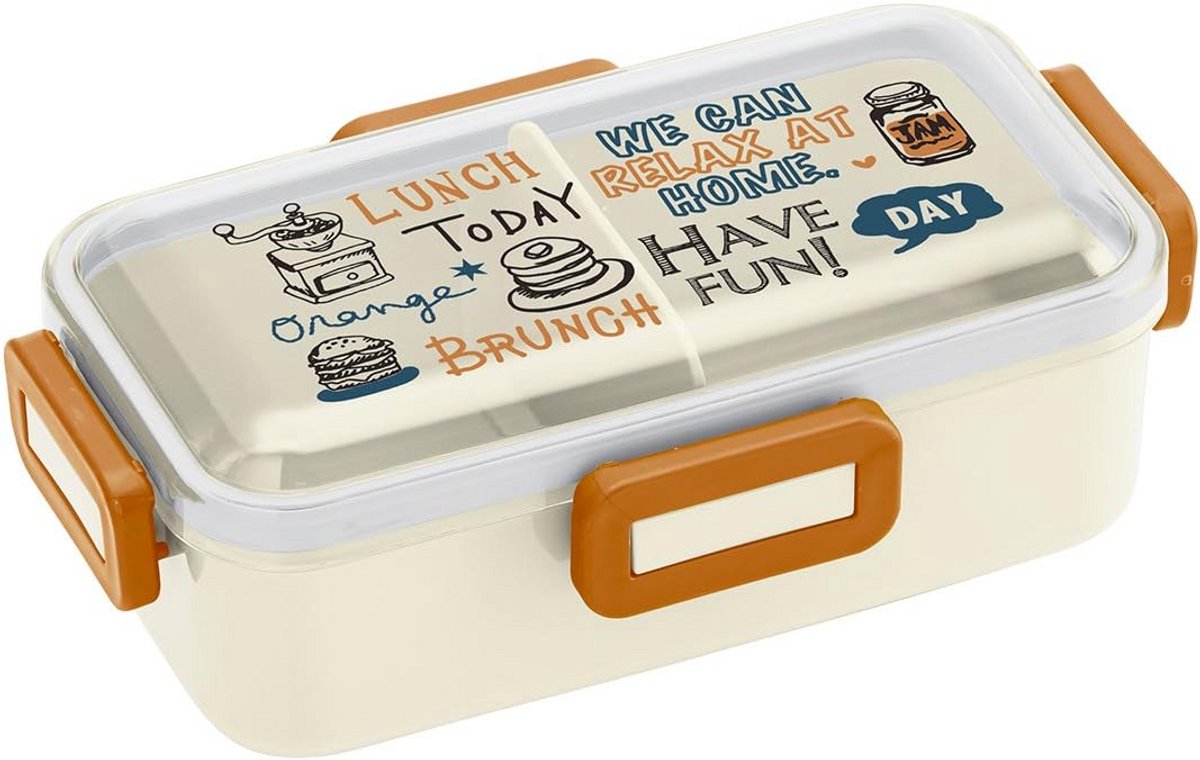 Skater Lunchbox 530ml Dome Type Deksel Graffiti