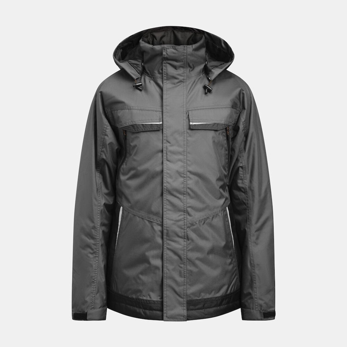 Jobman 1384 Winter Jacket 65138436 Donkergrijs Zwart