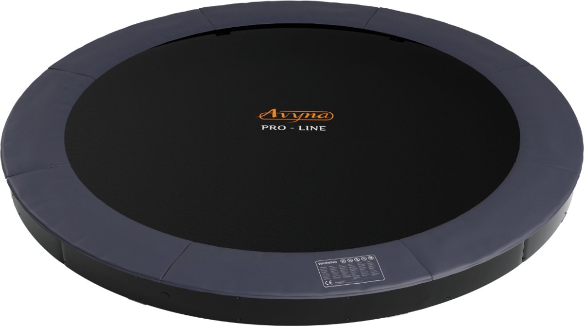 Avyna Pro-Line FlatLevel trampoline 14 Ø430 cm - Grijs