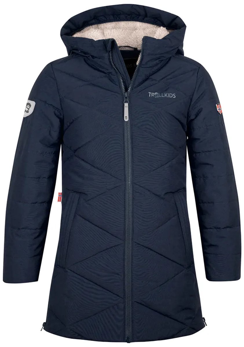 Trollkids Bergen Coat Jas Blauw 98 cm Meisjes