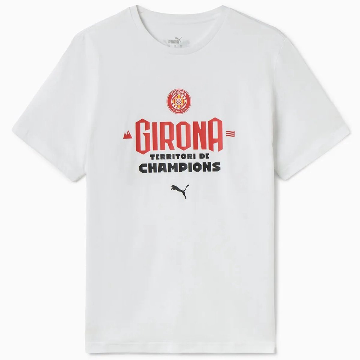 Puma Girona Fc We´re Tossuts T-shirt Met Korte Mouwen Wit L Man,Vrouw