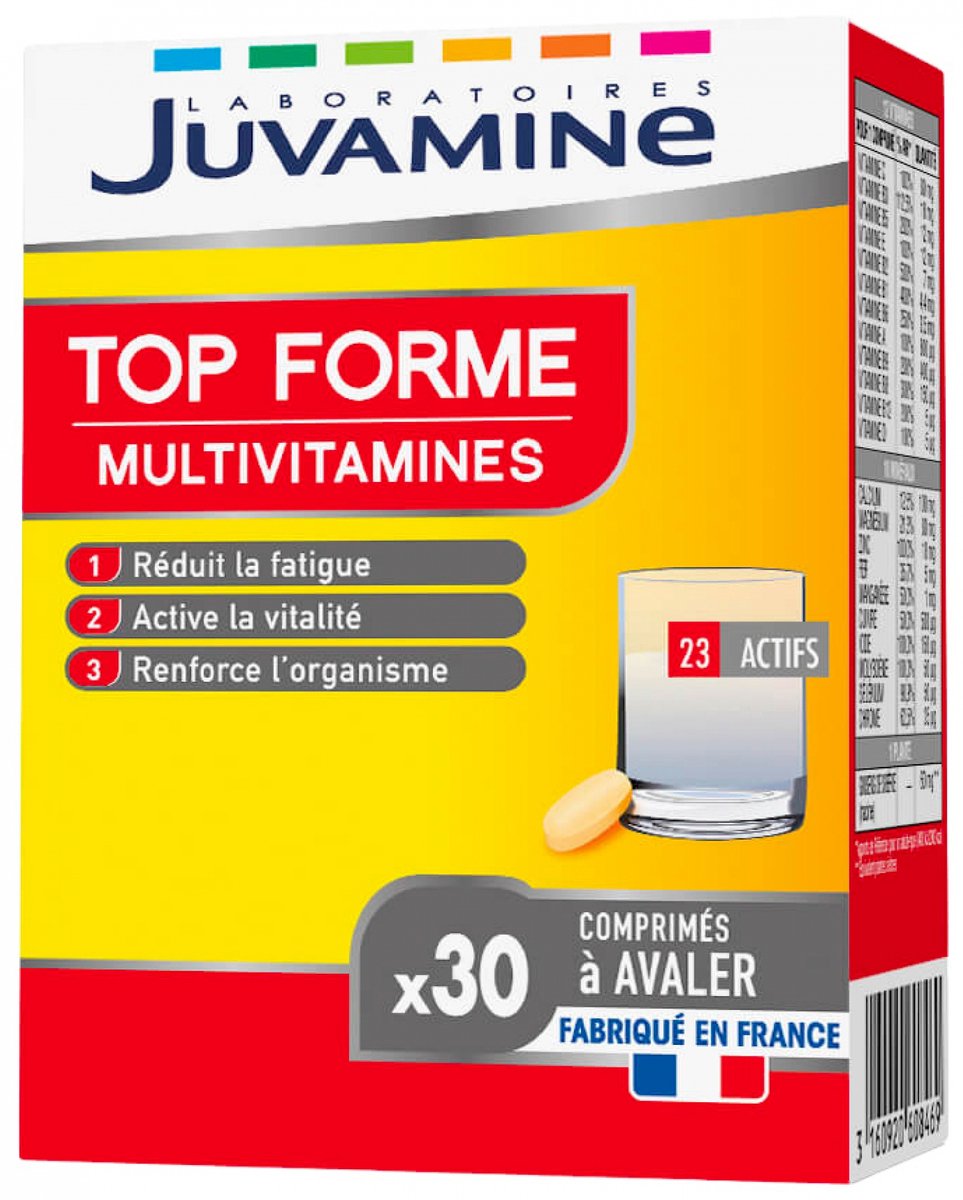 Juvamine Top Forme Multivitaminen 30 Tabletten