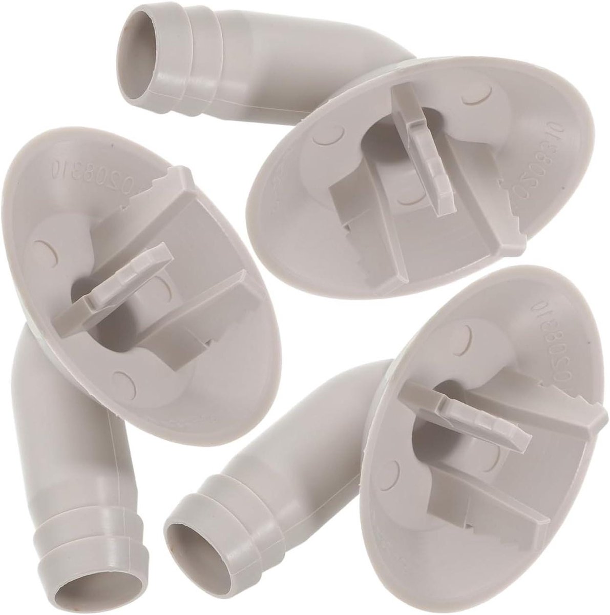 EGoods - Set van 3 stuks afvoergarnituur voor airconditioning - Hoekstuk en splitsschroefverbinding - Inclusief invoer condenswaterafvoer