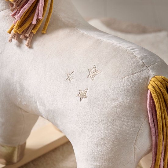 Petite Amélie Hobbelpaard Eenhoorn 'Lara' – Schommelstoel voor Baby – Hobbeldier voor een Wereld vol Magie & Fantasie - Vanaf 1 Jaar