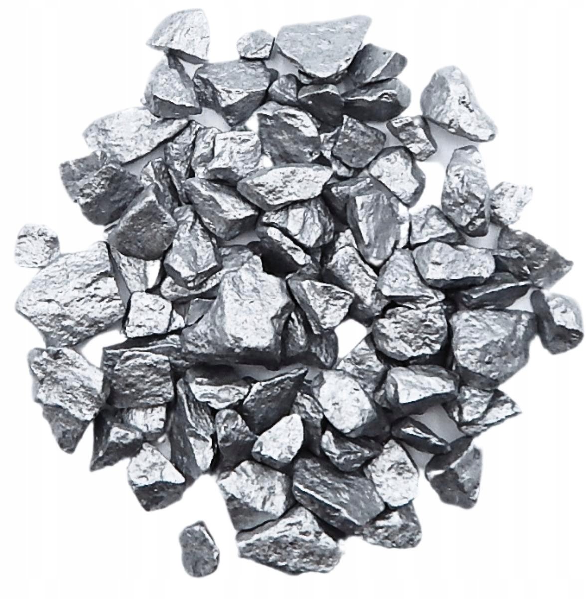 Kleurrijke Marmer Decoratie 8-16 mm Zilver 100g - Handwerk & Scrapbooking