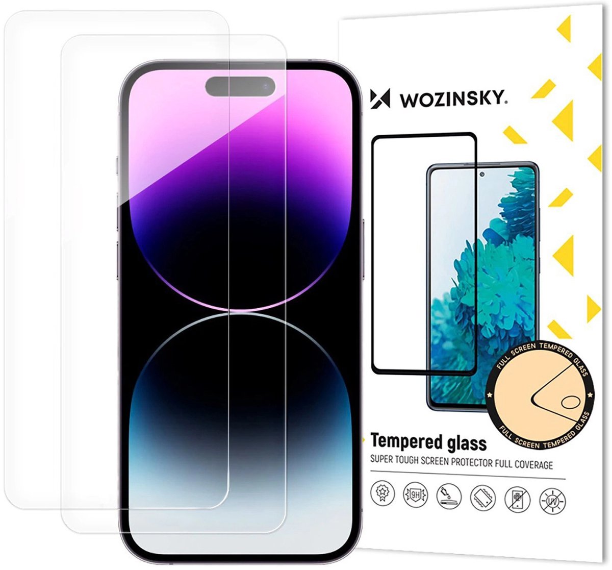 Wozinsky Gehard Glas Voor Iphone 17 Air Set Van 2