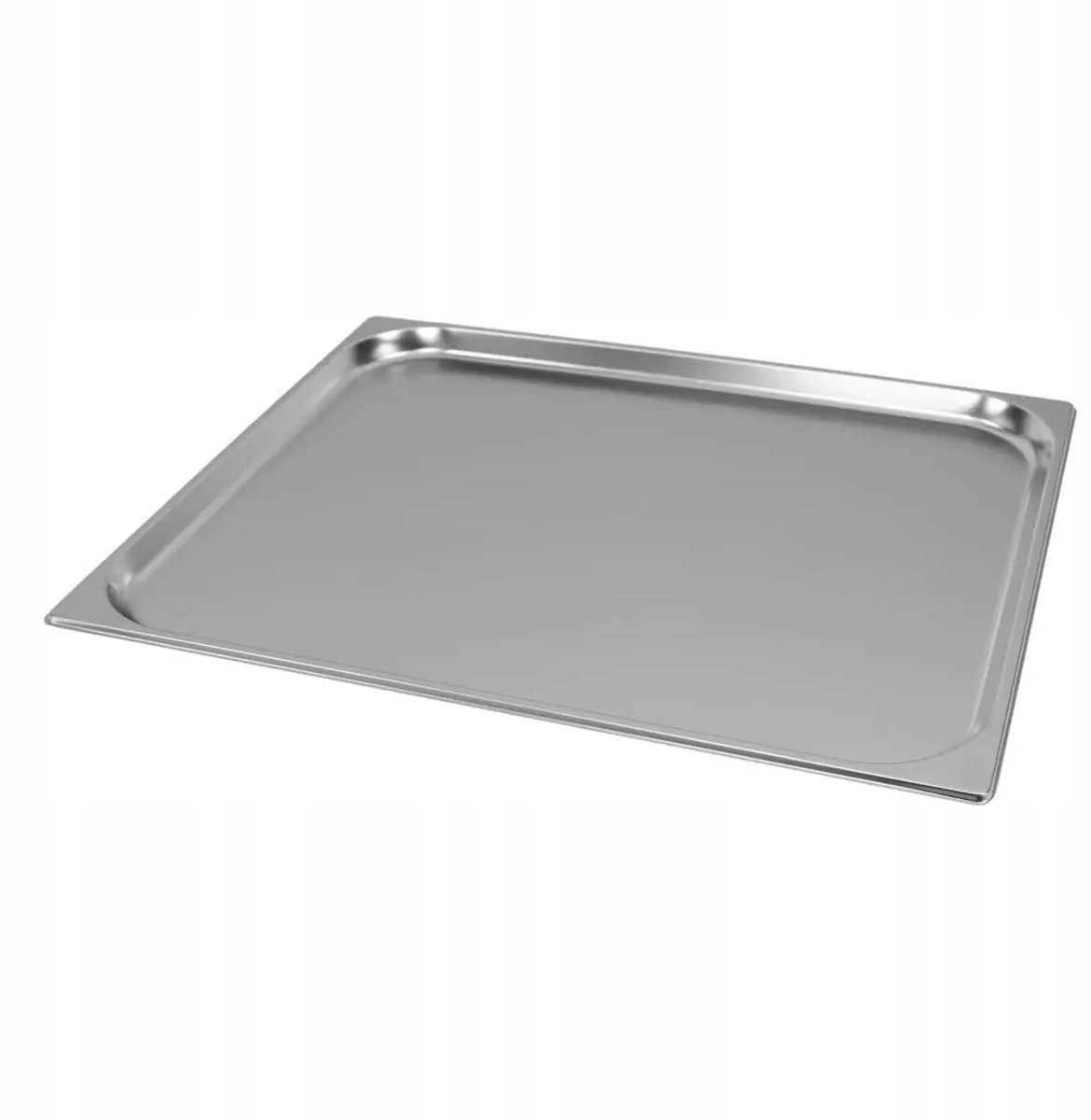 Mega-M Professionele GN 2/1 Bak - 65x53 cm - Hoogte 20 mm - RVS AISI 201 - Gastronorm Container - Roestvrij Staal - Voor Oven, Chafing Dish en Koeling
