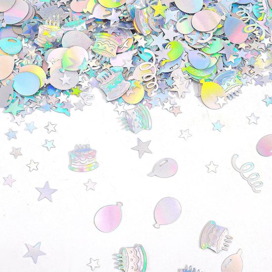 xo, Fetti Iriserende gelukkige verjaardag folie banner - 5 ft | Bday Party decoraties, 70s Cool Verjaardag Decor, Sweet 16, 21st