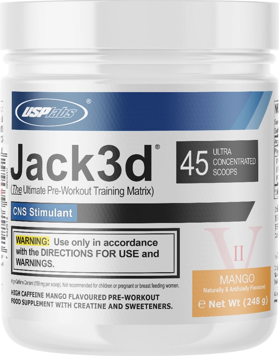 Jack3d Advanced - 45 servings - Mango Orange
