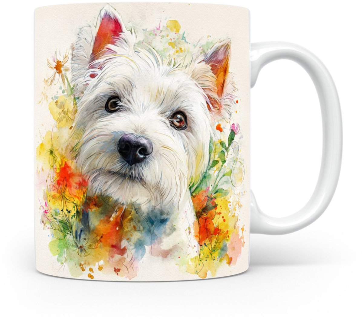 Beker West Highland White Terriër (Westie)