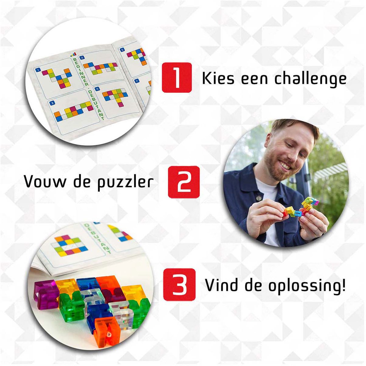 999 Games Flex Puzzler Crystal: 3D denkspel met 80 uitdagingen thumbnail 7