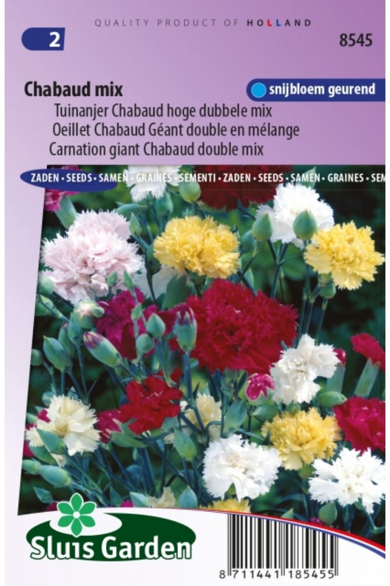 Sluis Garden - Tuinanjer, Anjer Chabaud Mix (Dianthus)