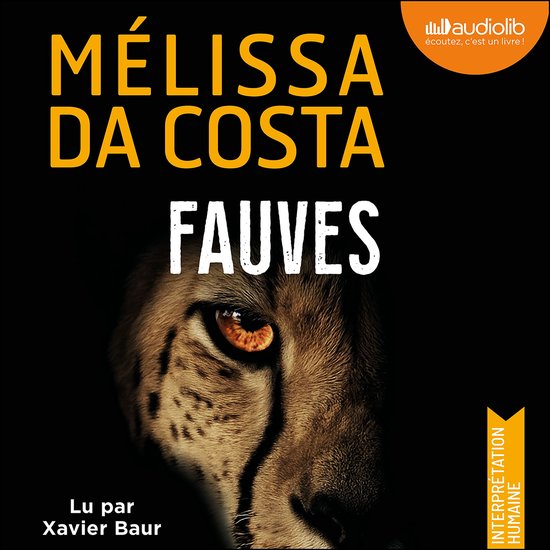 Boekhoes 'Fauves' door Mélissa Da Costa met close-up van een cheeta.