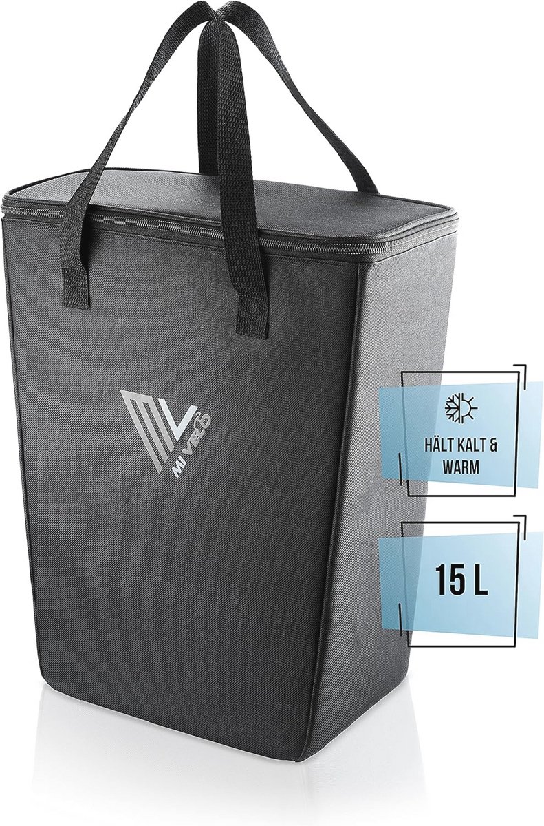 Koeltas voor Fiets - Geïsoleerde Opvouwbare Fietstas (15L)