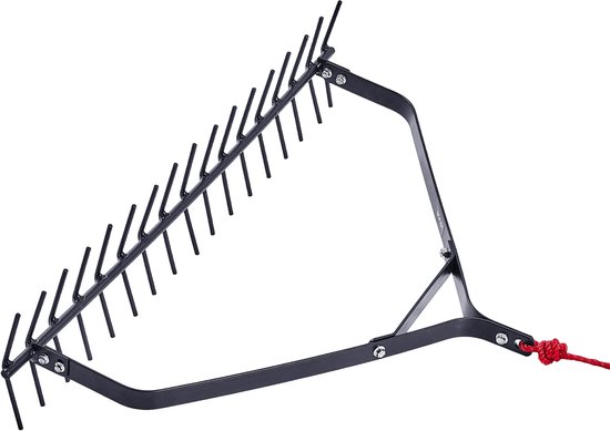 VEVOR Vijverhark 810x495x165mm Onkruidverwijderaar Dubbelzijdig 9m Touw — afbeelding 2