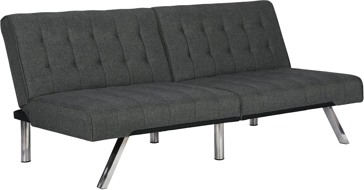 Emily-Sofa - Split Back - Grijs Linnen