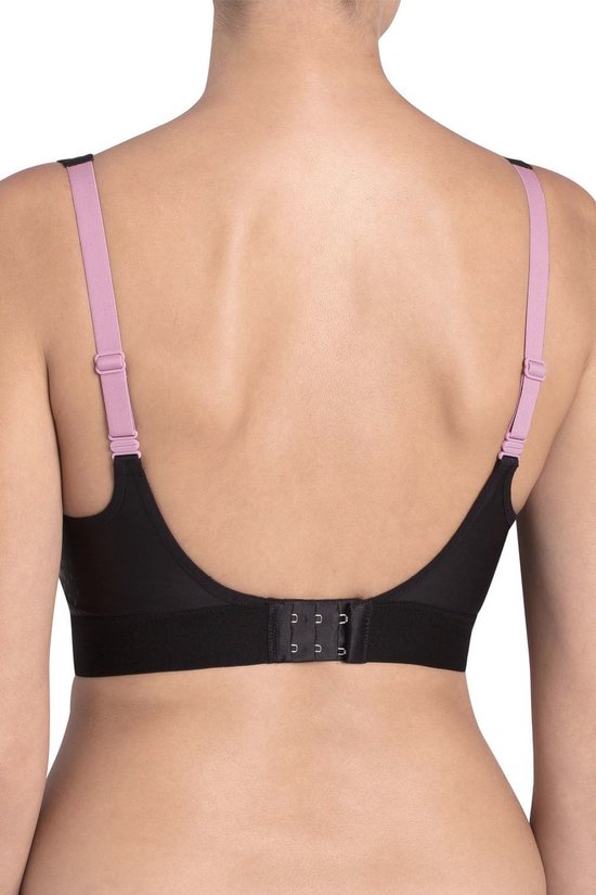 Badpak-prothese-zonder beugel-voorgevormd-zwart met print-SUSA - Bodyfashion Born