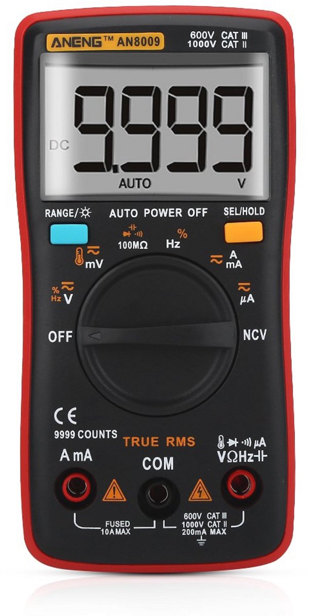Digitale multimeter Automatisch bereik True RMS AC/DC Elektronische Tensiometer