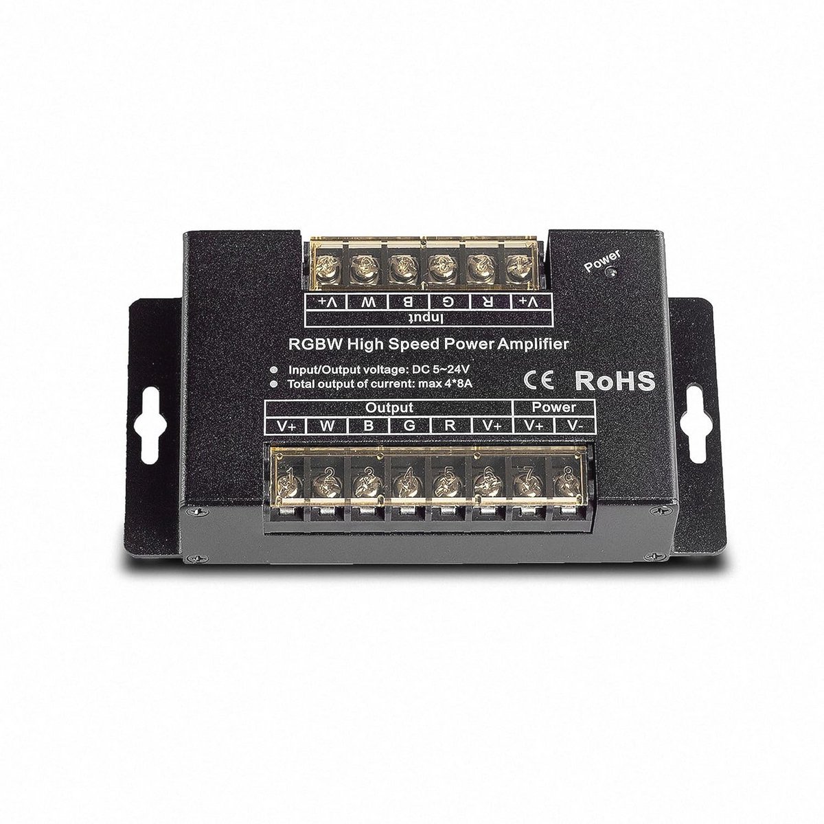 LED Signaalversterker RGB/RGBW 4x8A 5-24V DC voor Optimaal Licht