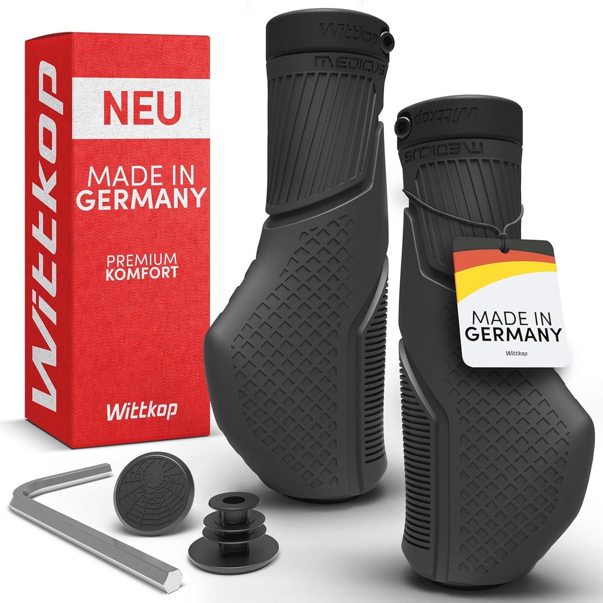 Ergonomische Fietshandvatten met Antislip Grip en Comfortzones