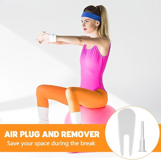 6 Stuks Yoga Ball Air Plug en Vervangingsset voor Gymnastiekballen van Merkloos — afbeelding 4