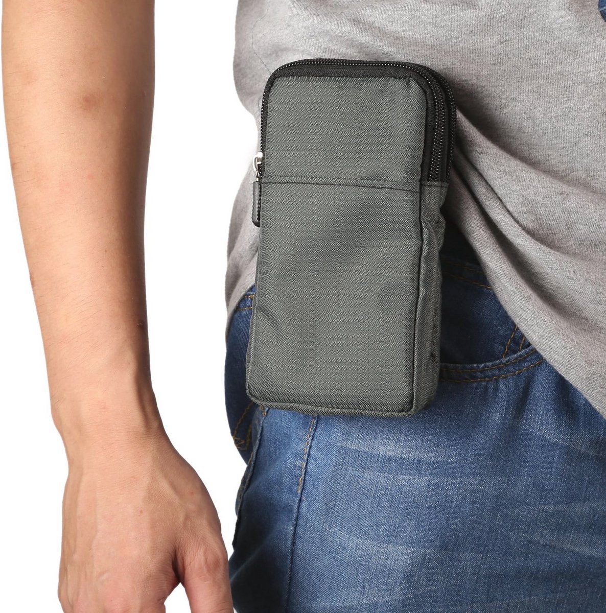 Heuptas voor Telefoon en Kleine Draagtas met Riemgesp