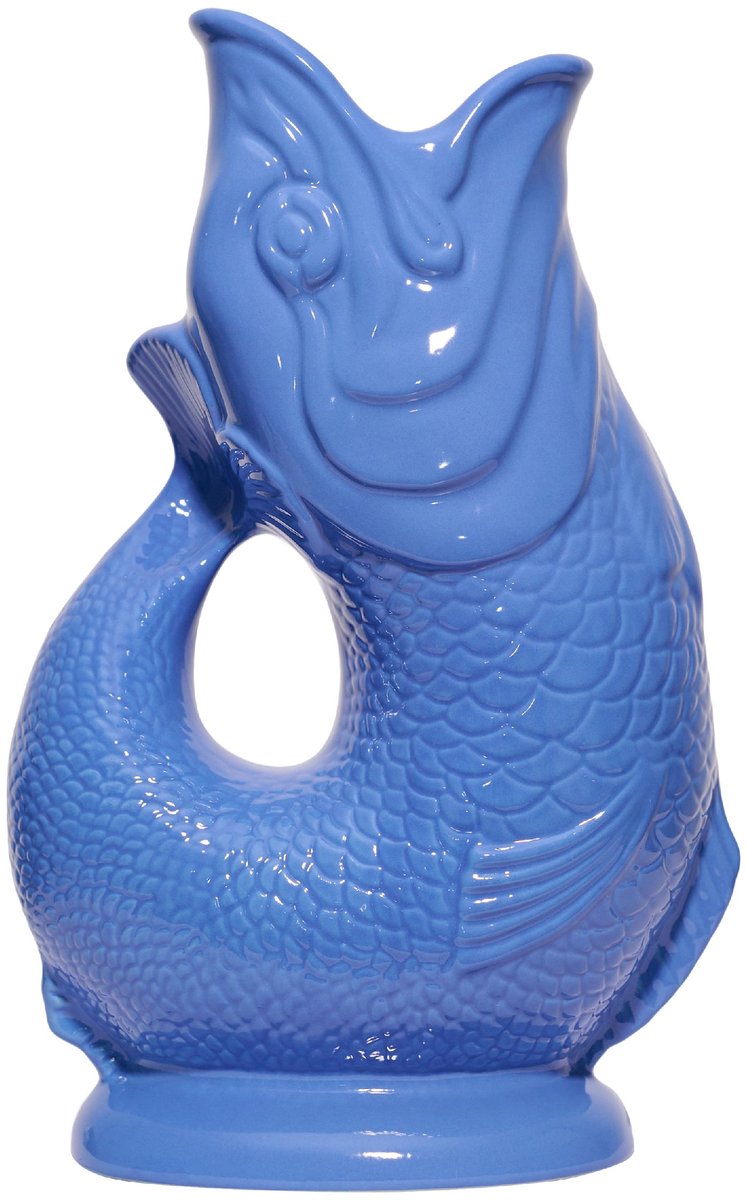 Gluckigluck waterkaraf met "gluck-gluck"-geluid 1,2 l XL zeeblauw
