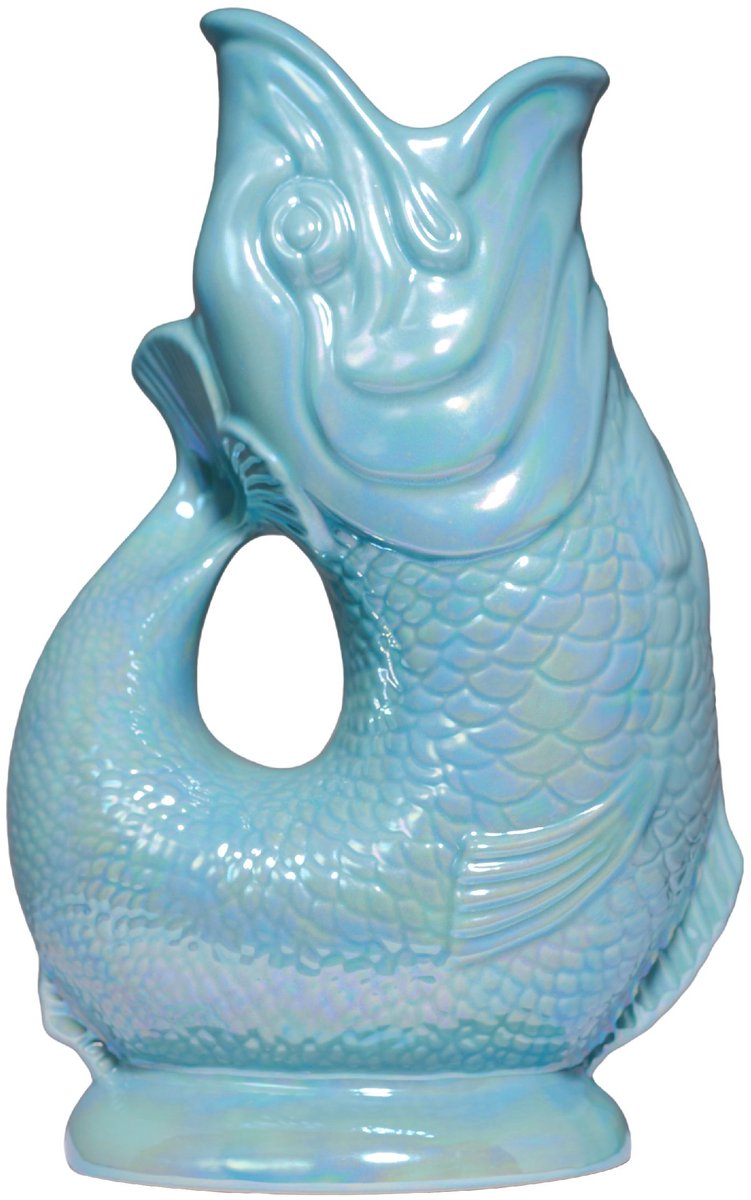 Gluckigluck waterkaraf met 'gluk-gluk'-geluid 1,2 l XL Eau de Nil glanzend