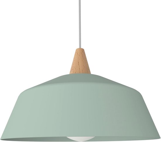 Plafondlamp Carneval, groen, 20 cm, glas, E27