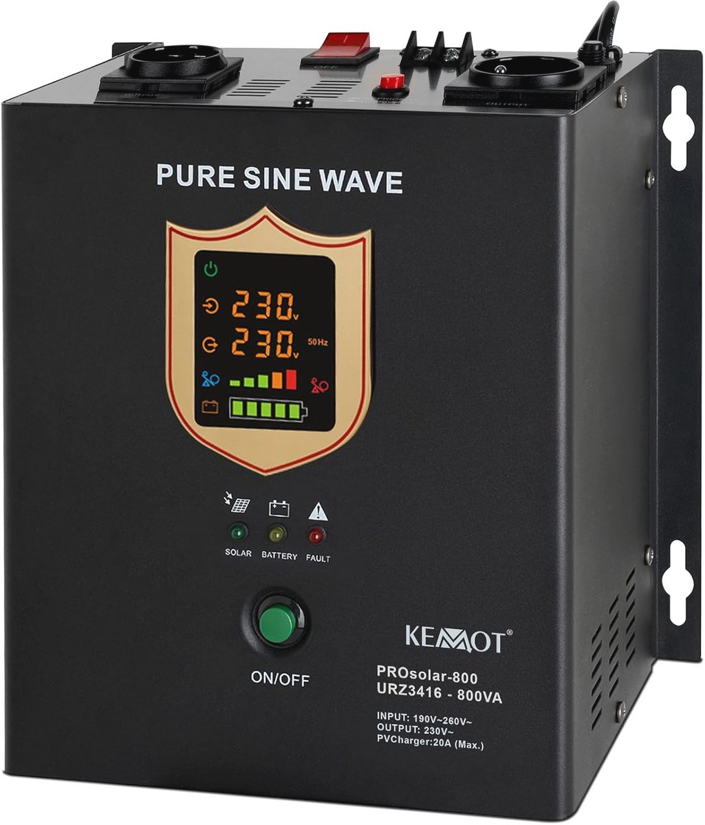 Zonne-energie omvormer 700 W met PV/AC functionaliteit