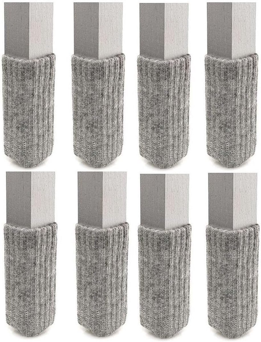 Geribbelde Meubelbeschermers - Vloerbeschermers voor Houten en Tegelvloeren - 8 stuks