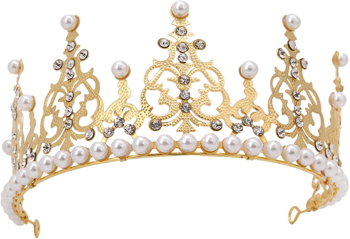 Verjaardagstaart Kroon Decor Bruiloft Feest Taart Bakken Haaraccessoires Geschenk (Zilver)