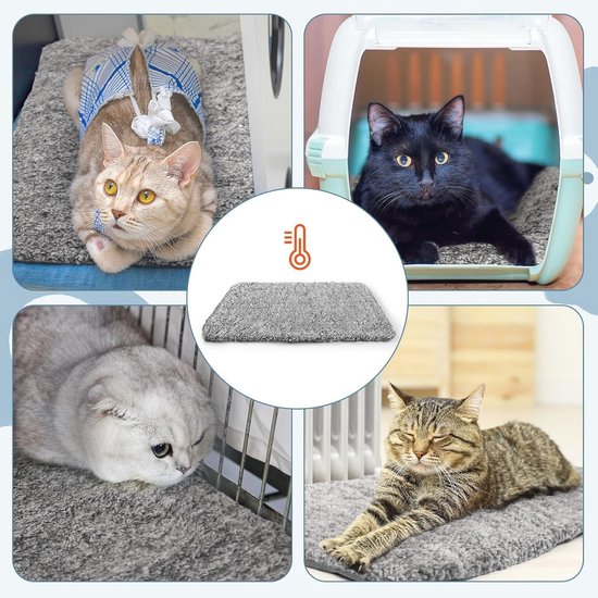 Zelfverwarmende kattenmat geïsoleerd thermisch niet-elektrisch