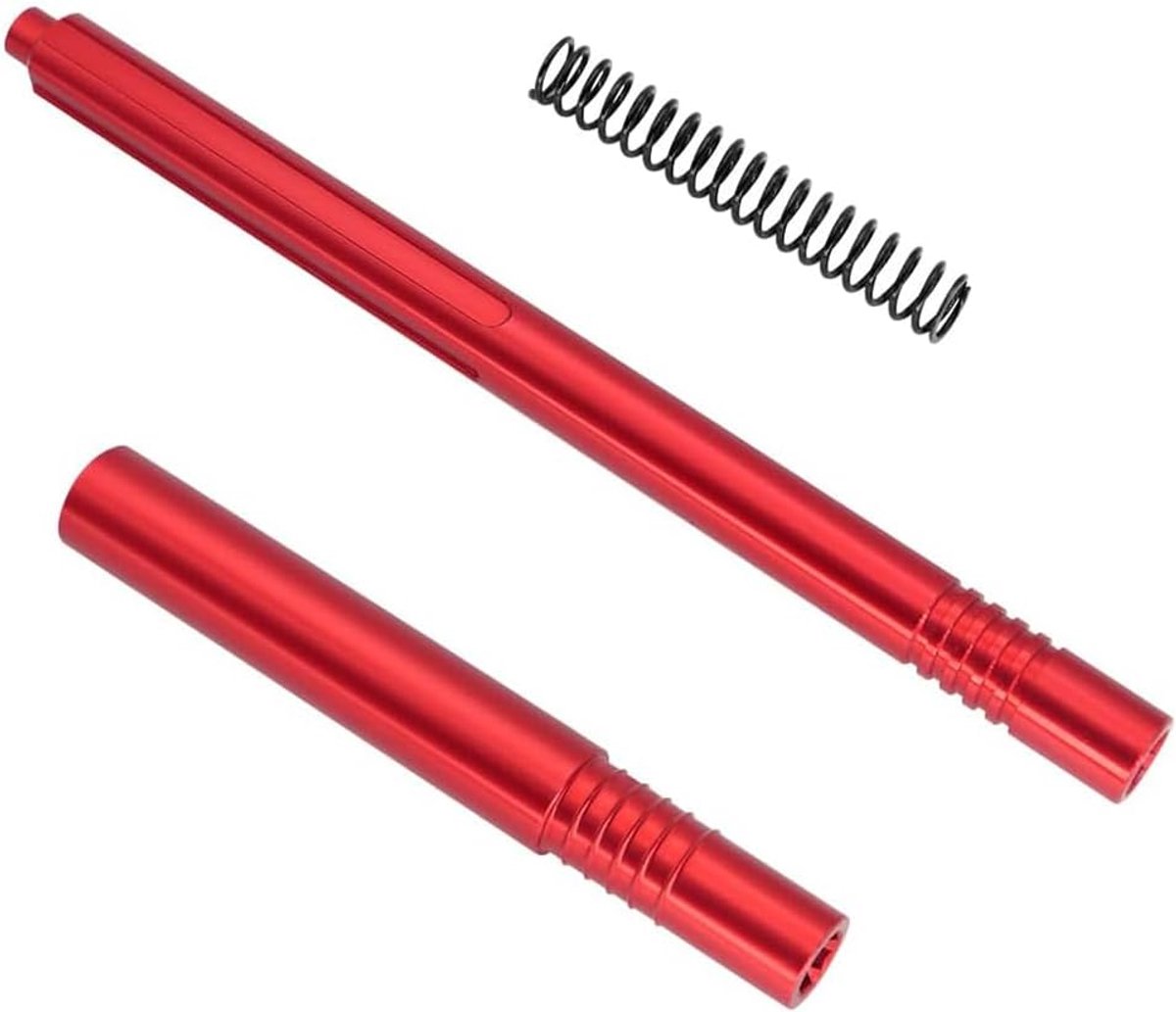 Aluminum Center Slider Drive Shaft voor 1/10 Auto Onderdelen - Rood - Upgrade