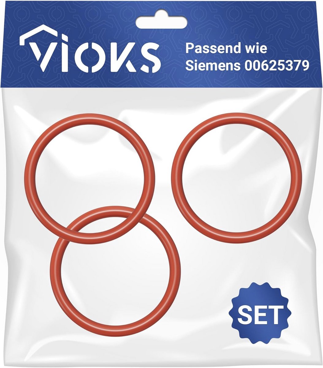 Set van 3 O-ringen 32 x 4 mm voor koffiezetapparaat