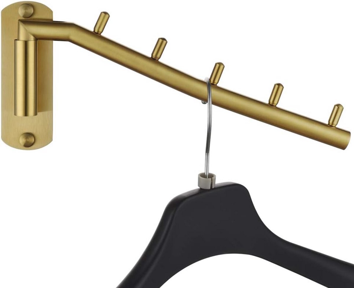 Ruimtebesparende Vouwen Kleding Hanger Rack voor Wandmontage