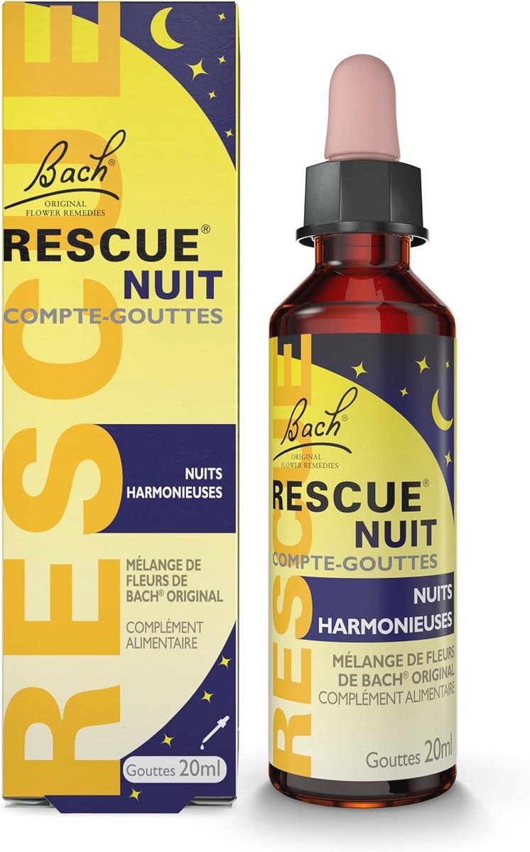 Natuurlijke druppelaar voor rustige nachten - 20 ml mix van 6 originele bachbloesems