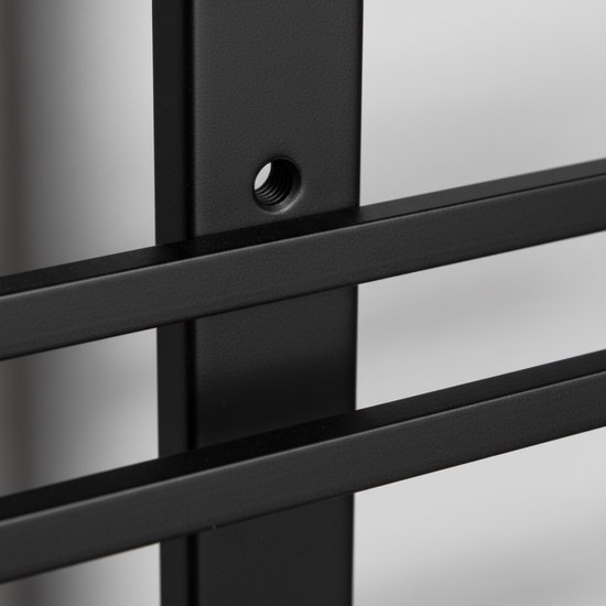 Mémoire® Réserve Wandwijnrek voor 9 Flessen – Luxe Wijnrek voor Aan de Muur – Stijlvolle Wijnopslag van Metaal – Verticale Wijnpresentatie – Ruimtebesparend Design – Perfect voor Woonkamer, Keuken en Wijnliefhebbers