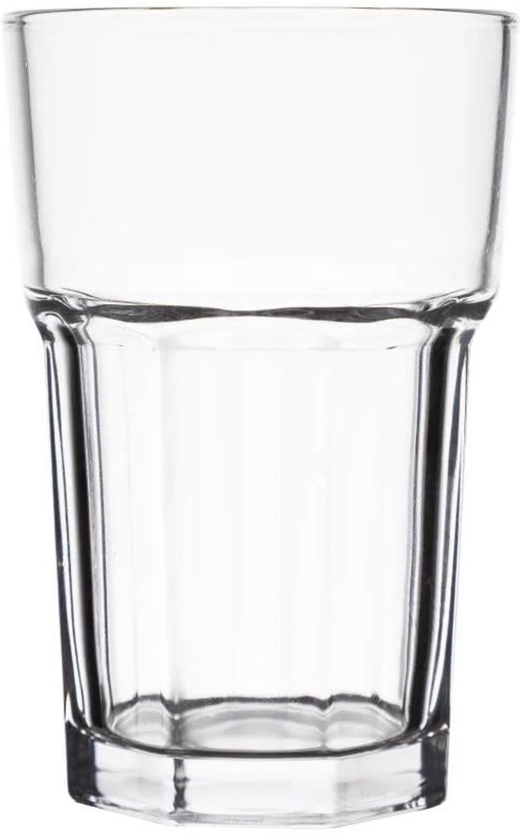 Hi Ball Glazen Set van 12 - Helder Geharde Glas - Duurzaam en Vaatwasserbestendig - 285ml