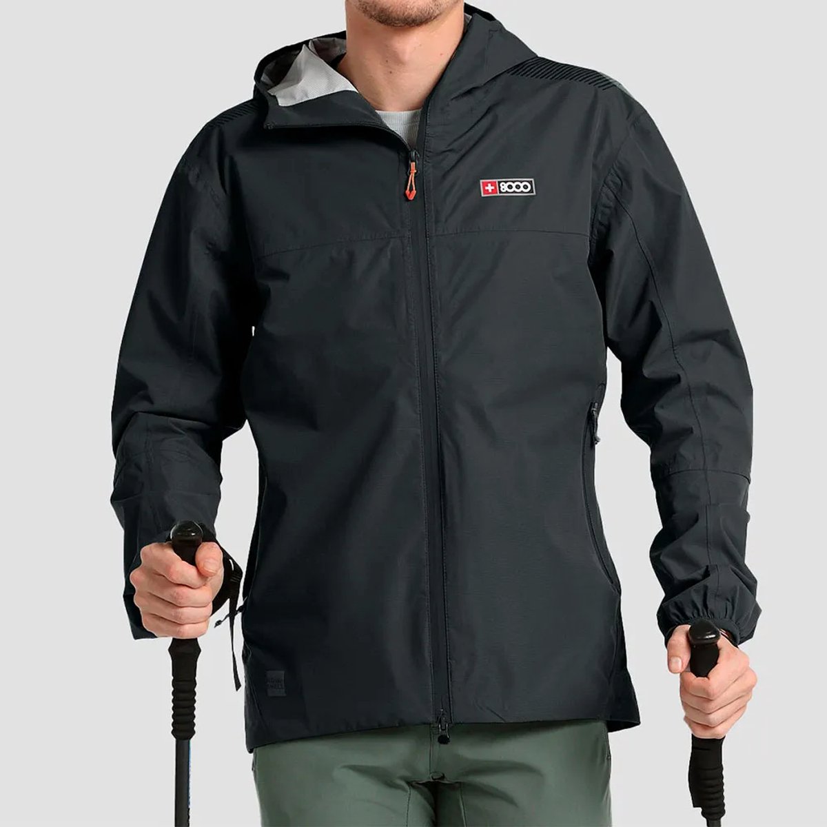 +8000 Abisko 25v Jas Zwart XL Man