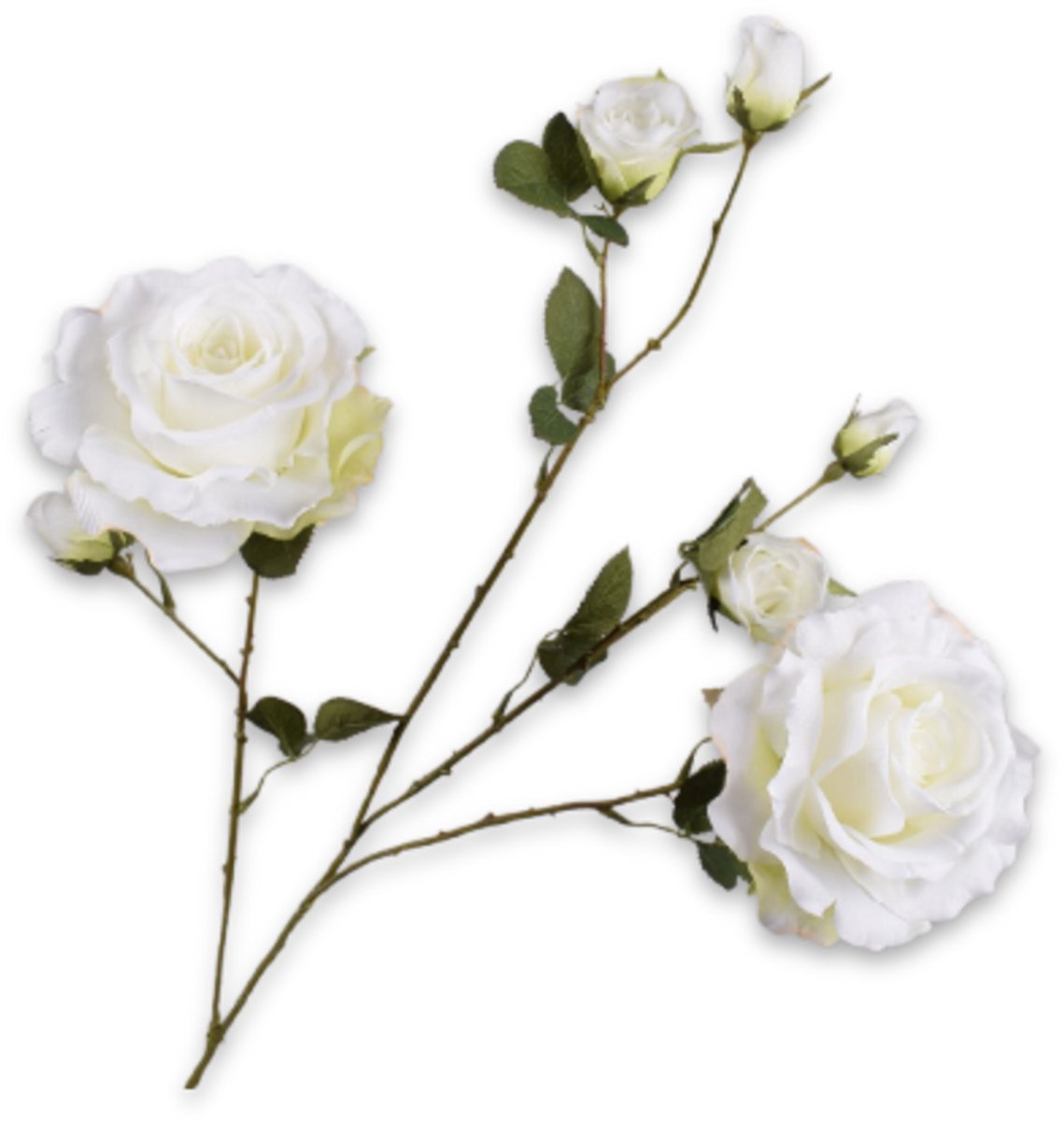Silk-ka Kunstbloem - wit - H94 cm