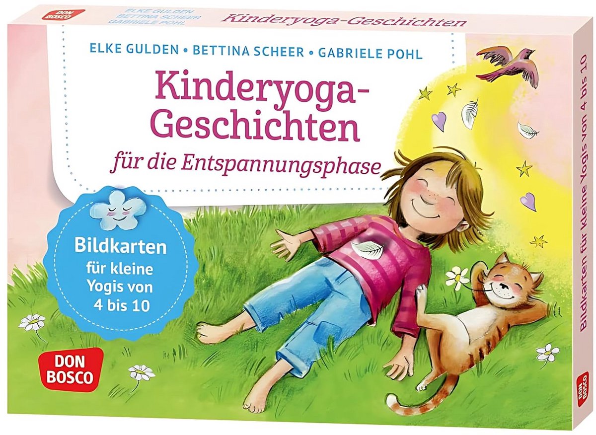 Kinderyoga: Ontspanningsverhalen en Beeldkaarten voor Kinderen van 4 tot 10 Jaar