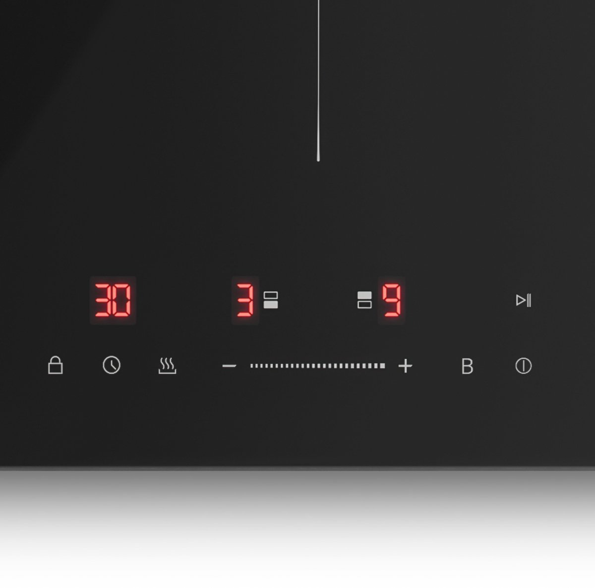 Klarstein Inductiekookplaat PowerGlide - 2-zone inbouw inductiekookplaat, 3500 W boost, touchslider, timer, kinderslot, restwarmte-indicator, keramisch glas, 30 cm, zwart - Induction Hob - Inductie Kookveld