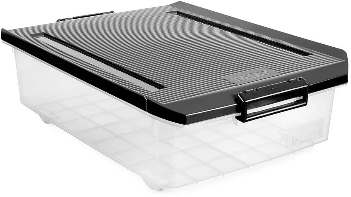 Tatay Collectie Nieuwe Opbergbox Voor Onder Het Bed 32l Transparant