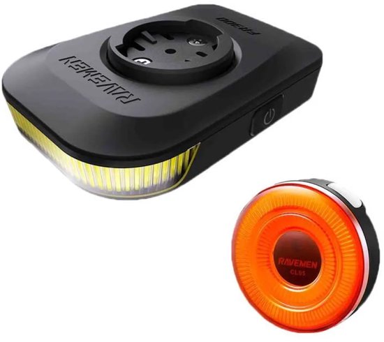 Ravemen fietsverlichtingsset LS06 combi (FR300+ CL05) - USB oplaadbaar — afbeelding 3