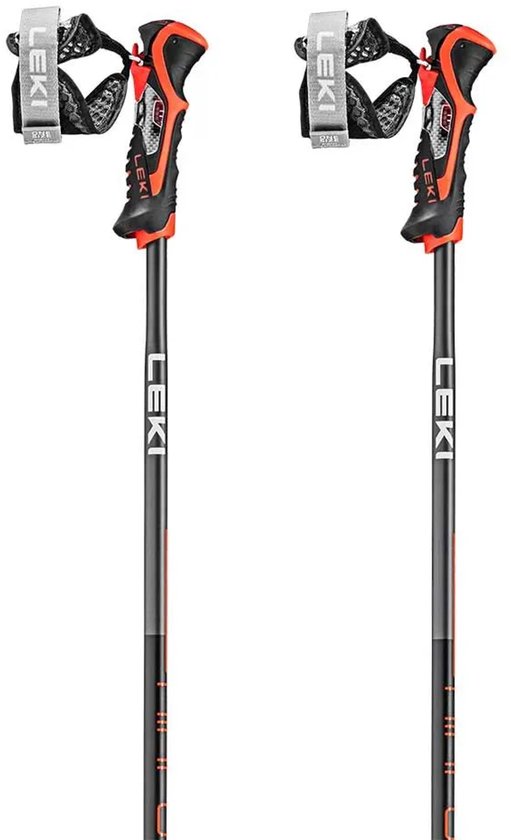 Bâton de ski Leki Airfoil 3D noir-foncé-anthracite-rouge vif 1250