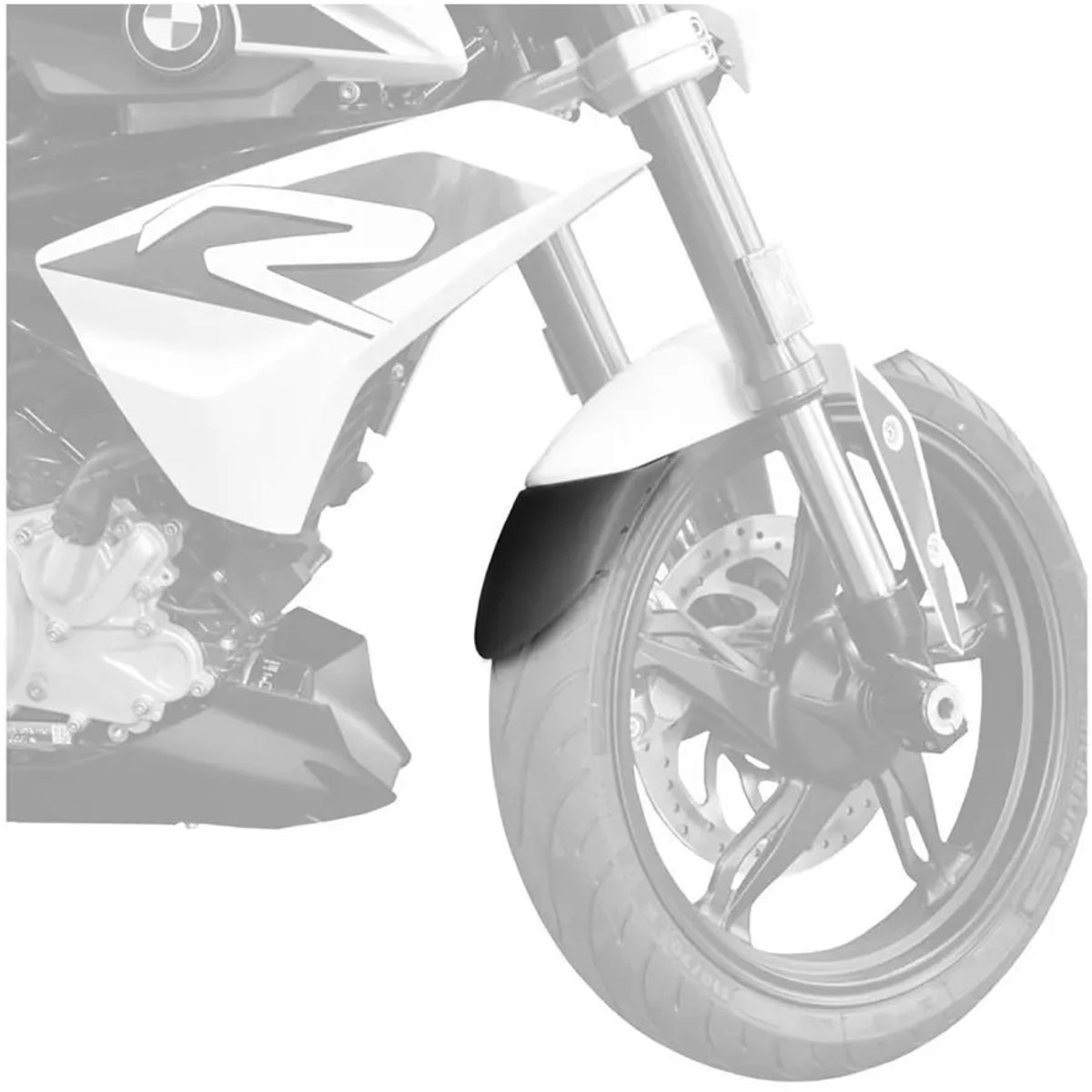 Puig Bmw G310r 17 Verlenging Voorspatbord Zwart