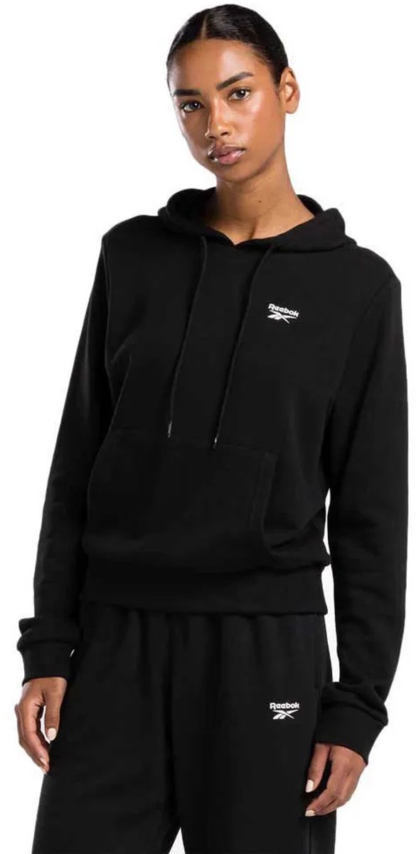 Reebok Ri Sl French Terry Hoodie XS Vrouw Zwart